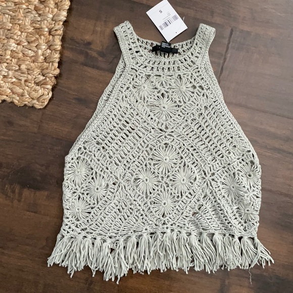 Forever 21 Tops - Sage crochet top